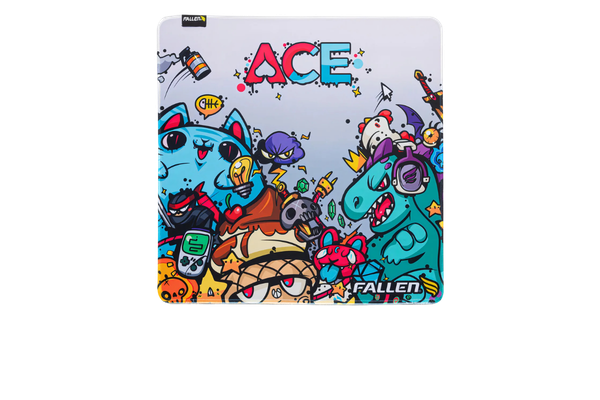 Mousepad Gamer Fallen Ace Speed++ Antiderrapante 45x45cm